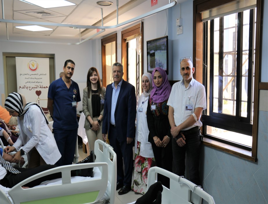 المستشفى التخصصي ينظم حملة للتبرع بالدم بمناسبة اليوم العالمي للتبرع بالدم