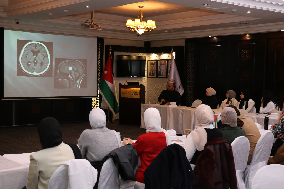ورشة علمية بعنوان التصوير الشعاعي للجهاز العصبي في المستشفى التخصصي 