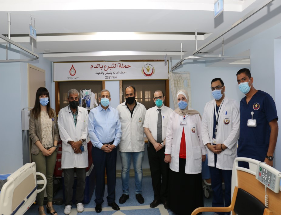 المستشفى التخصصي ينظم حملة للتبرع بالدم بعنوان تبرع بالدم واجعل العالم ينبض بالحياة