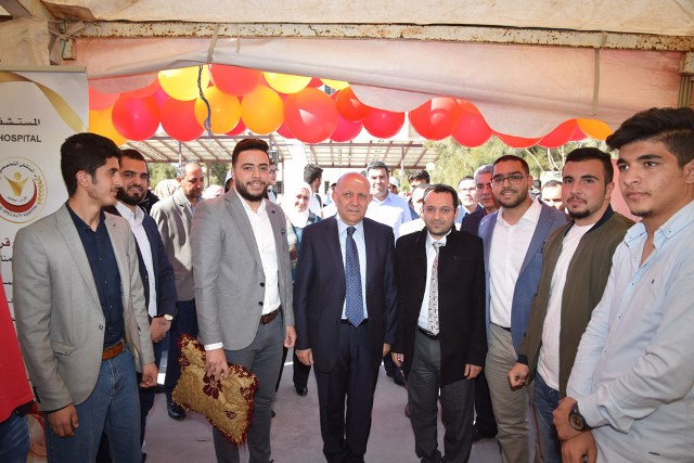 المستشفى التخصصي يشارك في حملة "صحتي اختياري أنا " في الجامعة الهاشمية